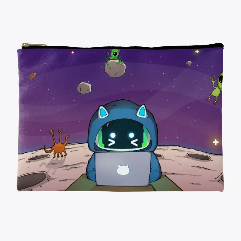 Code Cat Hacks the Moon